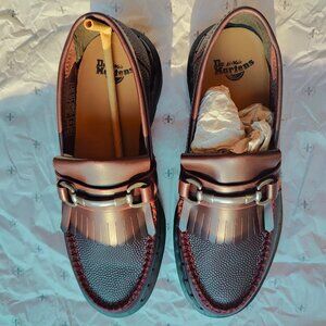 Dr. Martens Adrian Snaffle Loafers (Oxblood, US8 W/ US7 M)